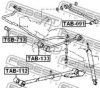 FEBEST TAB-133 Control Arm-/Trailing Arm Bush